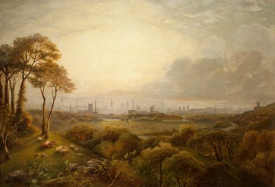 Vue de Manchester - Thomas Creswick